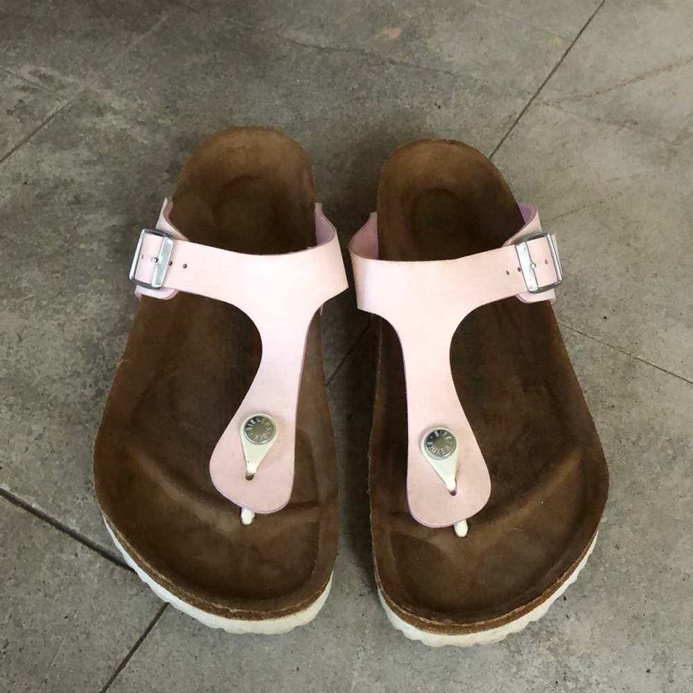 Baby pink thong Birkenstock, size 41